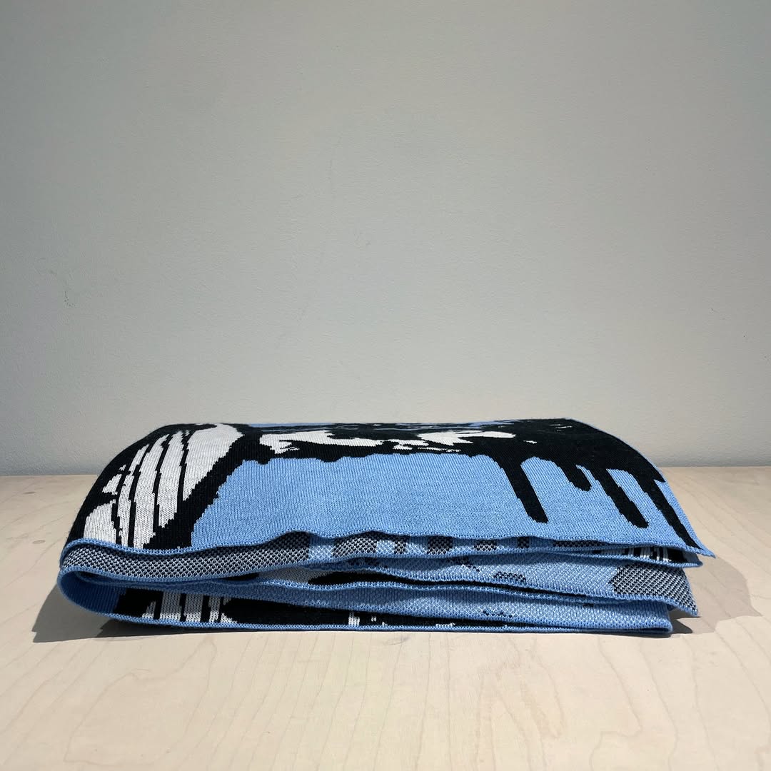 MCSTOCK - Knitted jacquard blanket