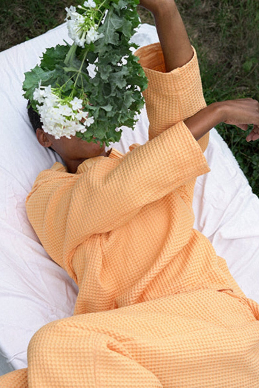 BUKI AKOMOLAFE - Waffle Jumper - Papaya