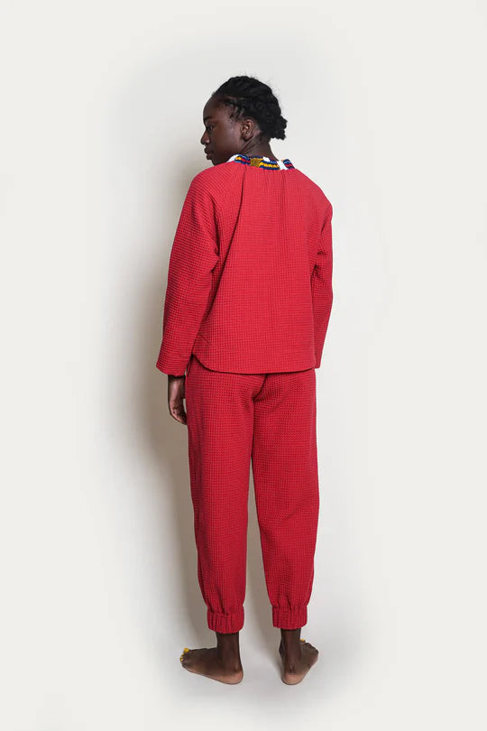 BUKI AKOMOLAFE - Waffle Jumper Short