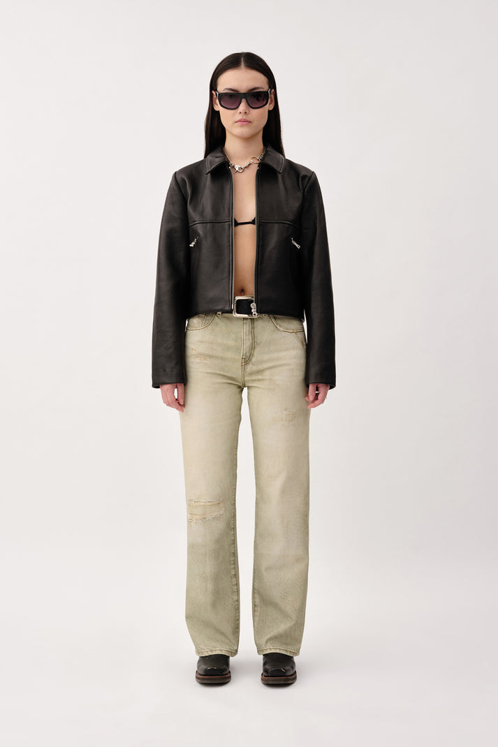 WON HUNDRED - DALIA LEATHER JACKET