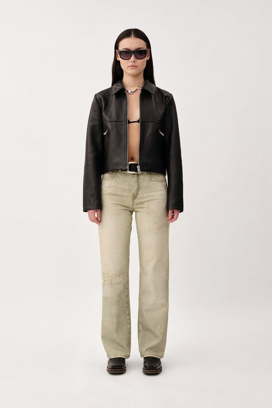 WON HUNDRED - DALIA LEATHER JACKET