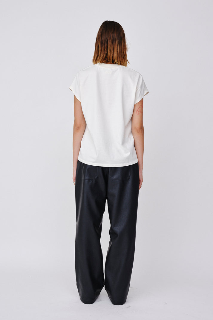 WON HUNDRED - Emerson T-Shirt - creme