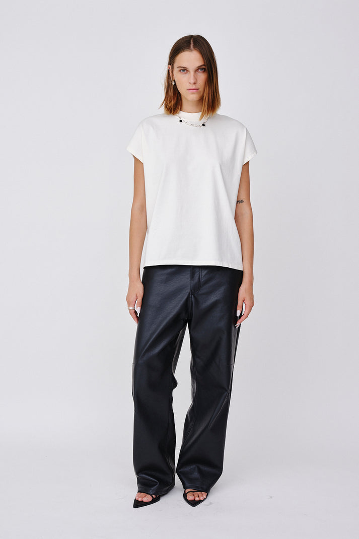 WON HUNDRED - Emerson T-Shirt - creme