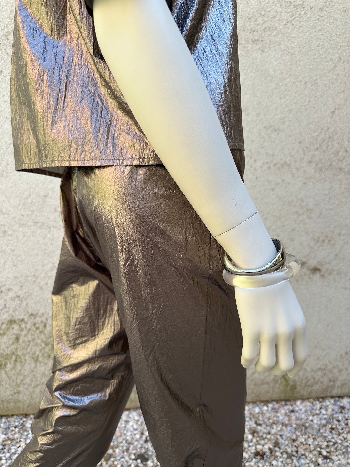FRANZIUS - Sweat Pants silver