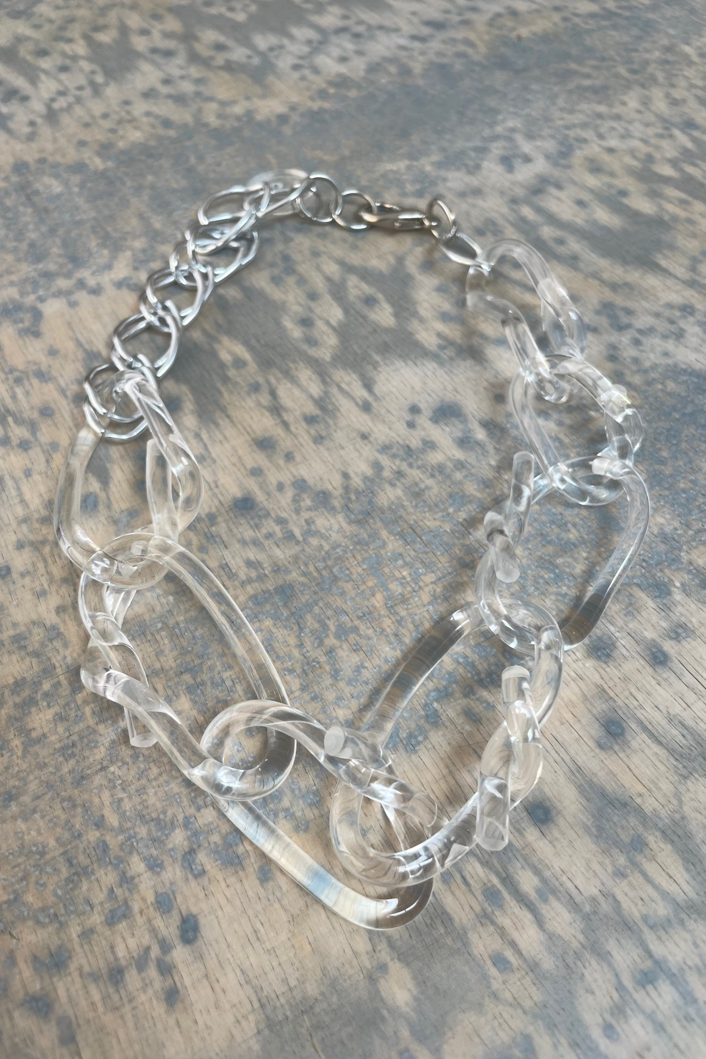 ESTEMPORARY - Choker plexi alu composed