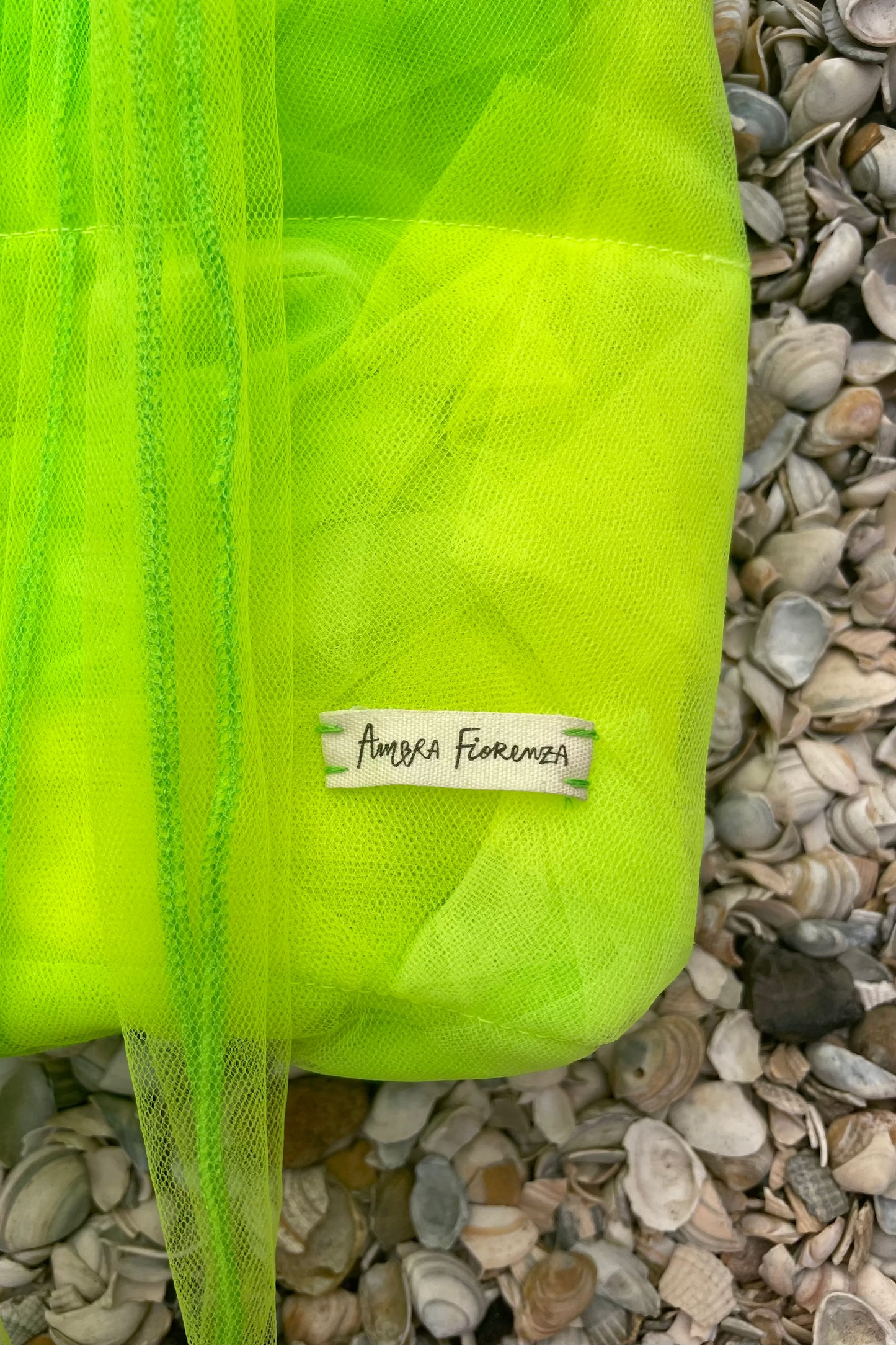 AMBRA FIORENZA - Puffy Bag, lime