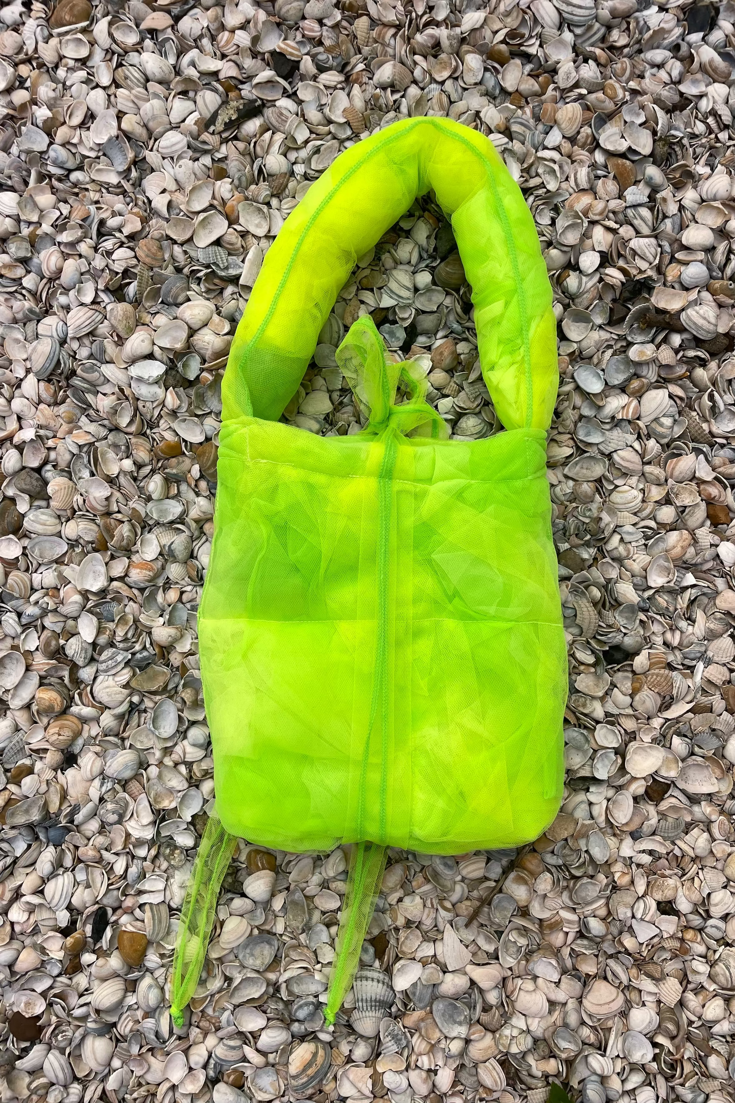 AMBRA FIORENZA - Puffy Bag, lime