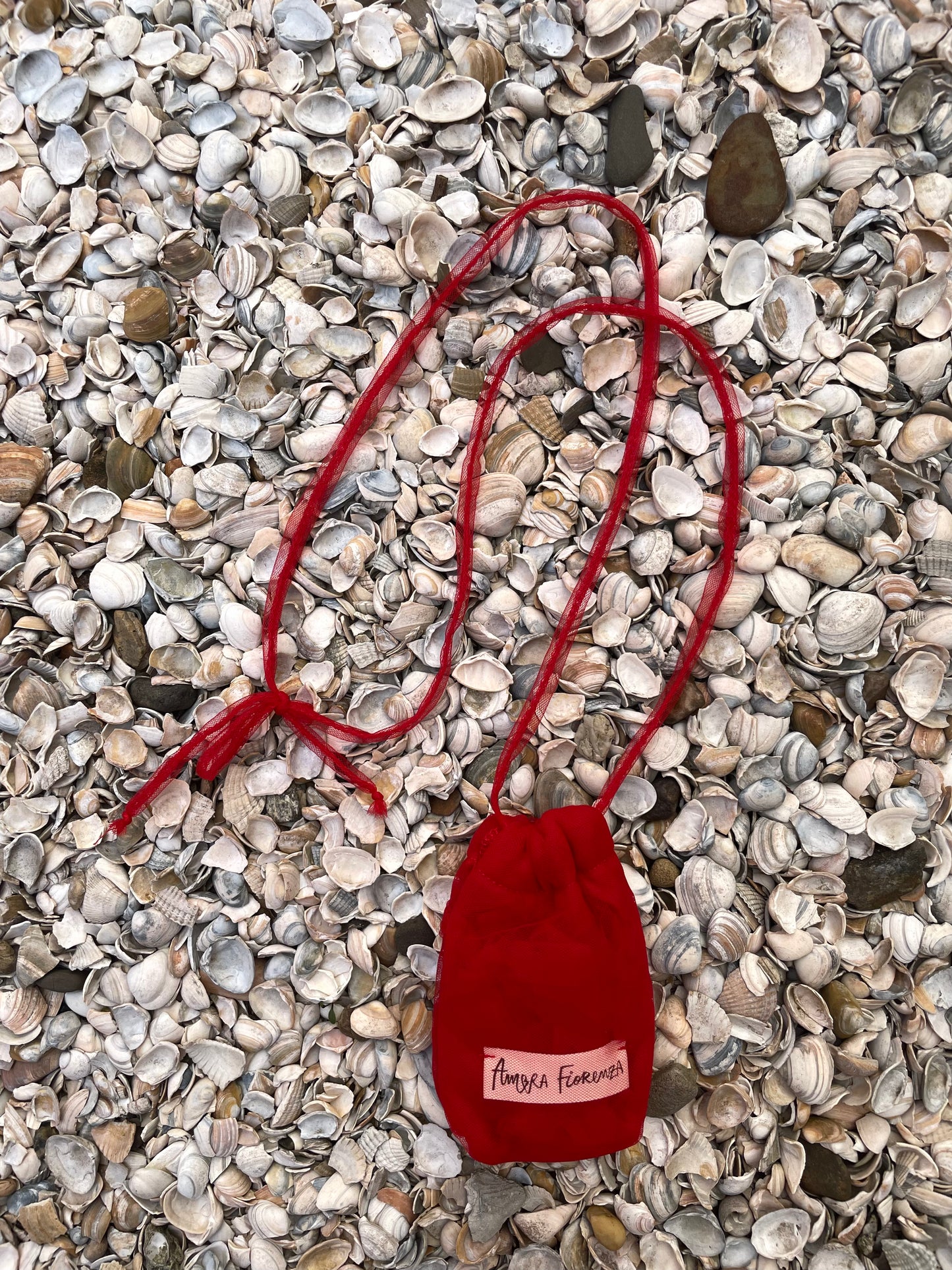 AMBRA FIORENZA - Souvenir Charm Bag, red