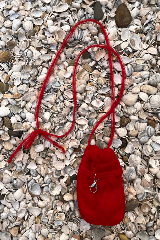 AMBRA FIORENZA - Souvenir Charm Bag, red