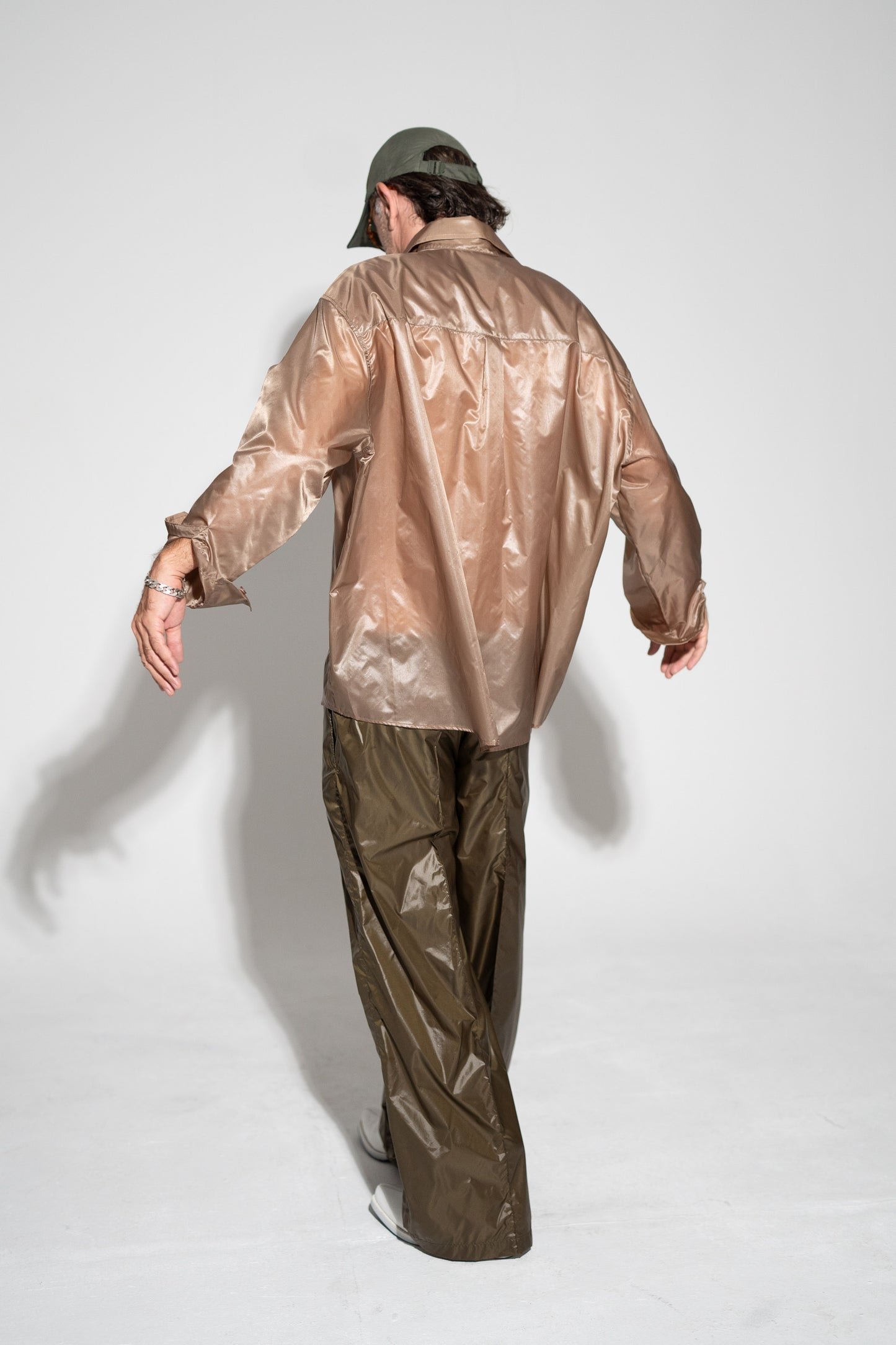STUDIO SCHMITD- NARCISSUS SHIRT - Cacao Dust Nylon