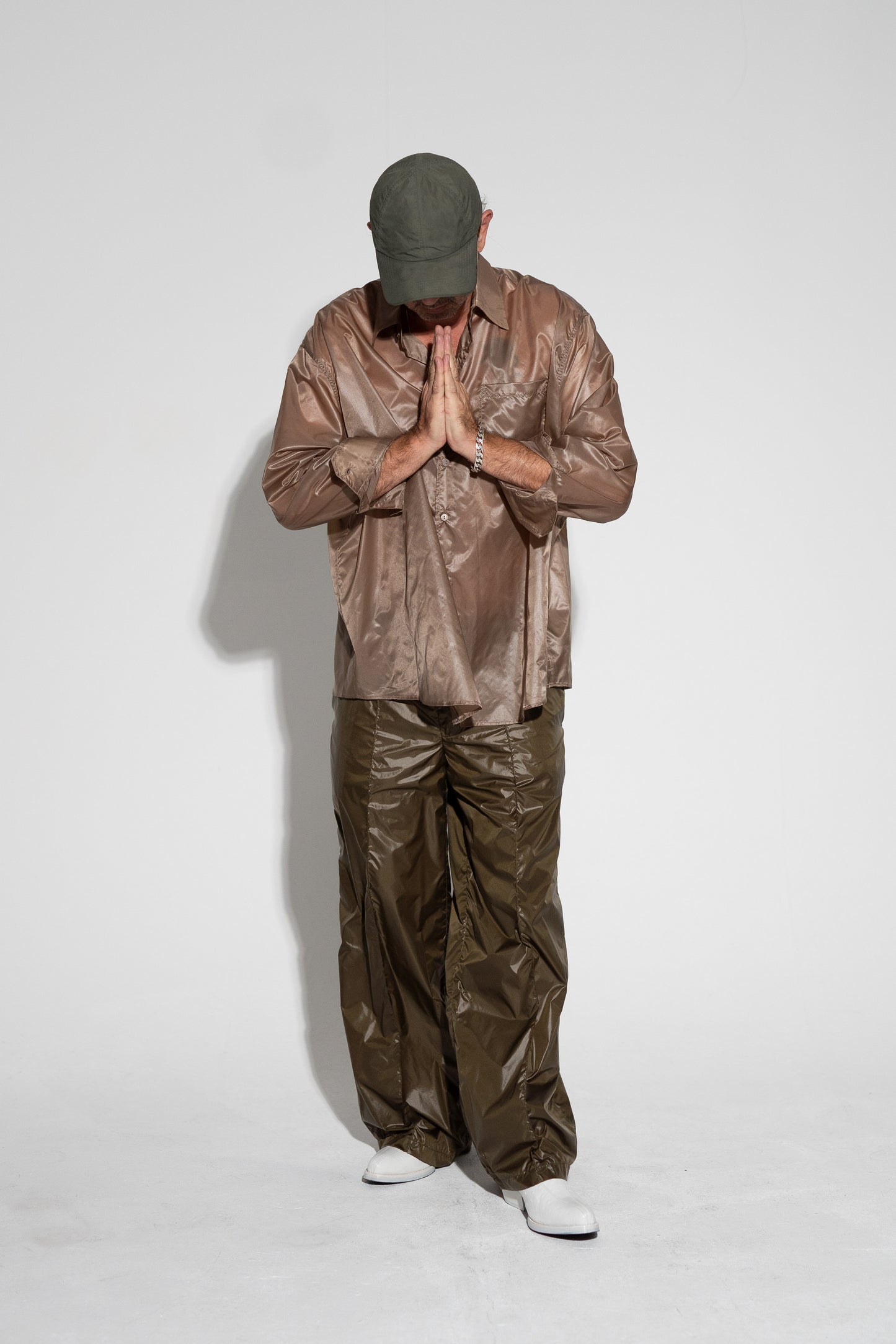 STUDIO SCHMITD- NARCISSUS SHIRT - Cacao Dust Nylon