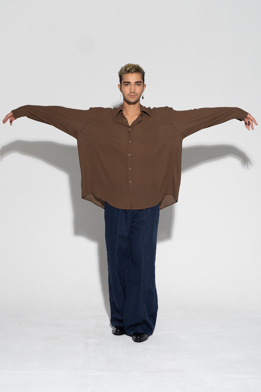 STUDIO SCHMITD- NARCISSUS SHIRT - camel