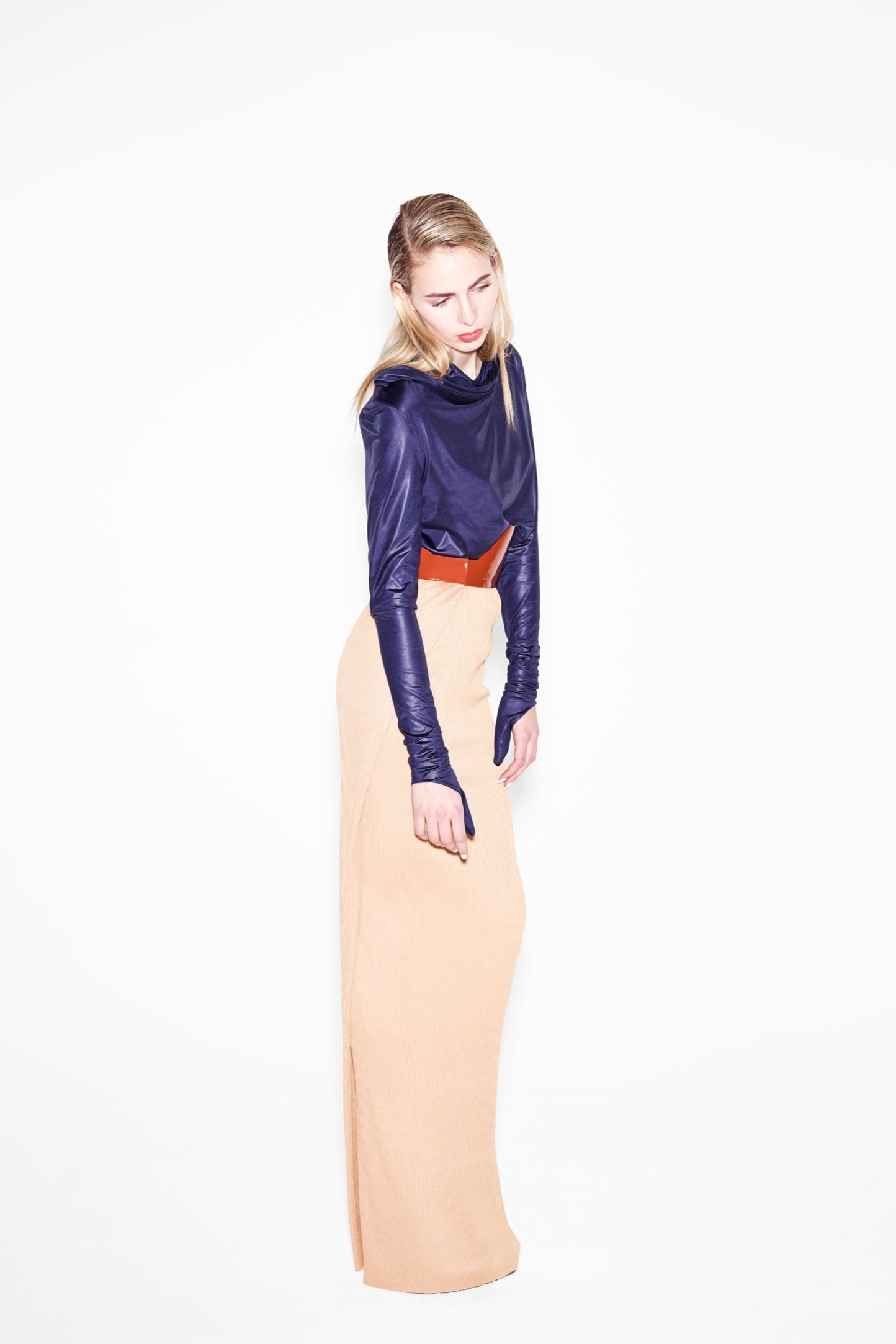 EIGENE – Sleeky Roll Neck Sculpture Jumper 1 of 1 Archive Piece