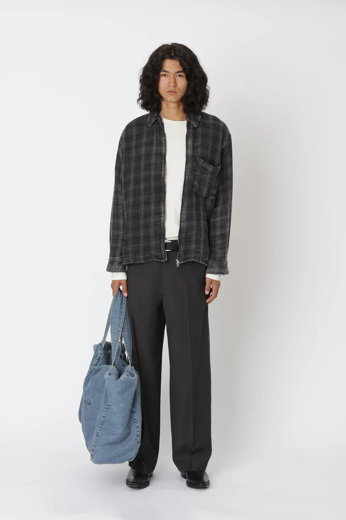 WON HUNDRED - Zayne Zip Shirt - Black