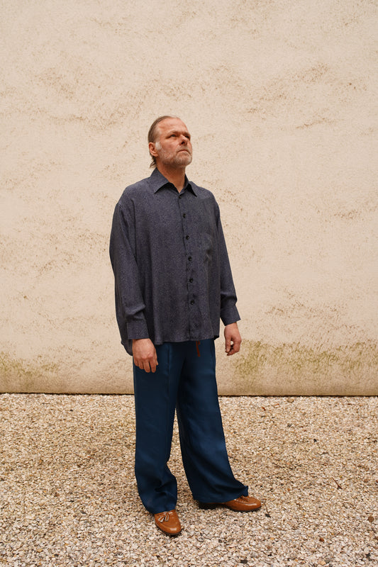 STUDIO SCHMITD- NARCISSUS SHIRT - Navy Dots