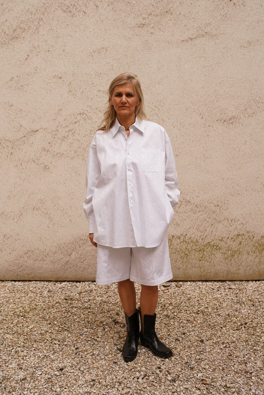 STUDIO SCHMITD - ECHO Short - White Jaquard