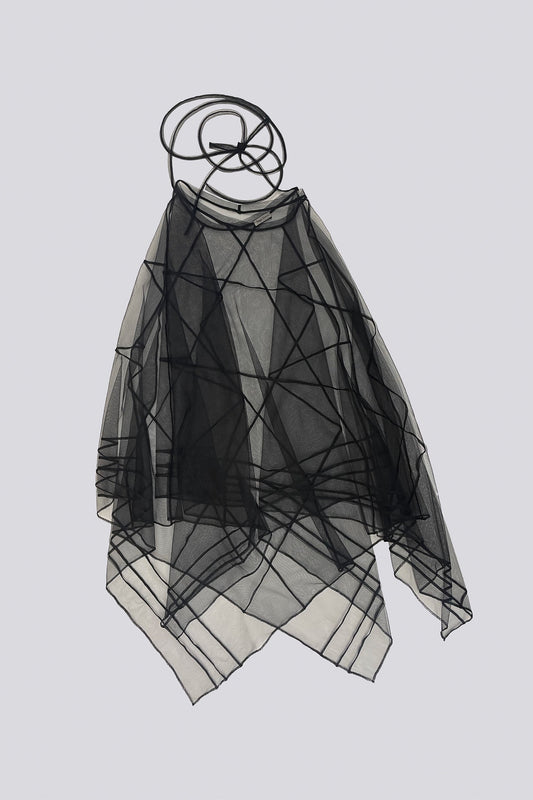 AMBRA FIORENZA - Medusa Wrap Skirt - black