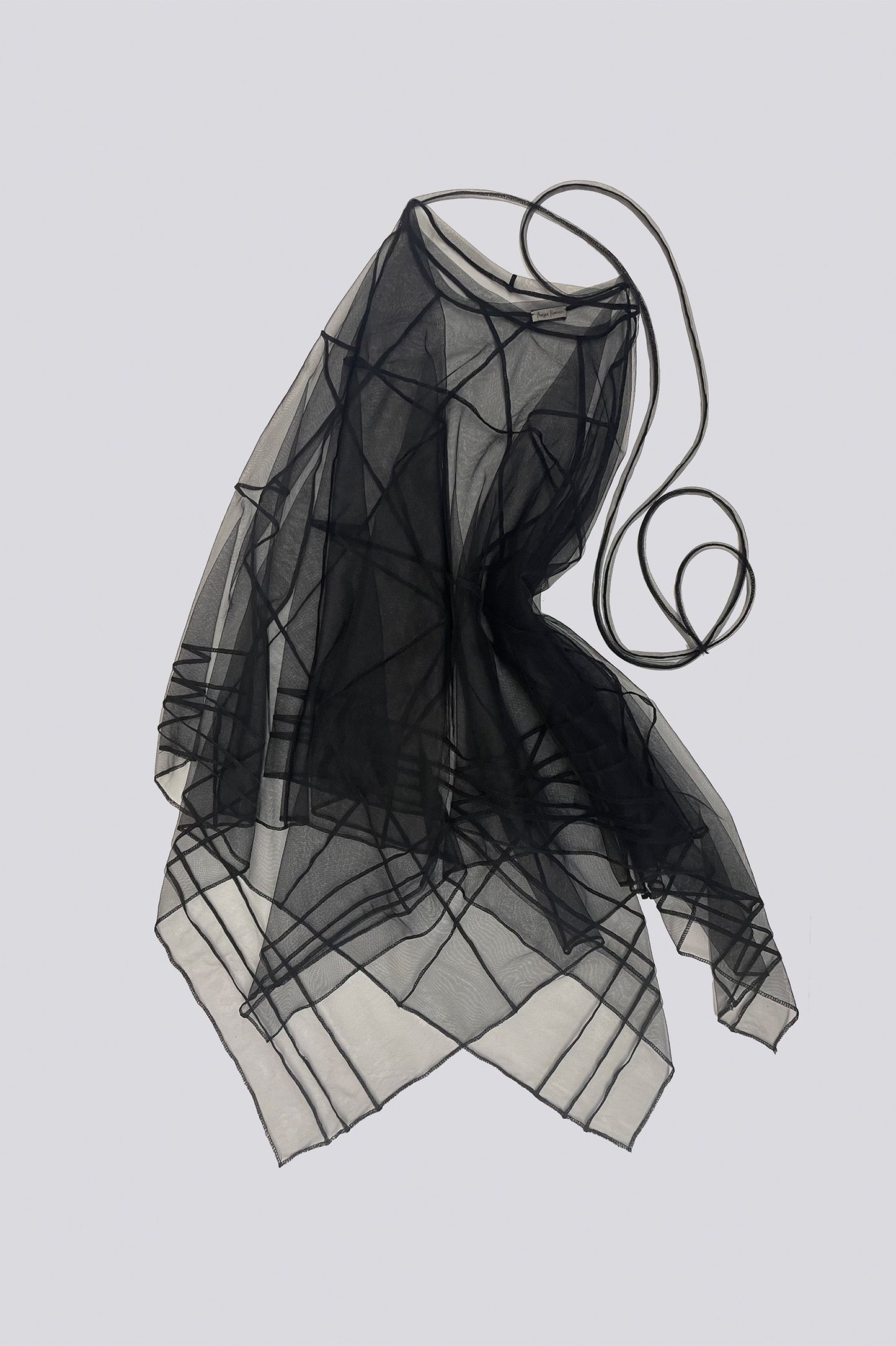 AMBRA FIORENZA - Medusa Wrap Skirt - black