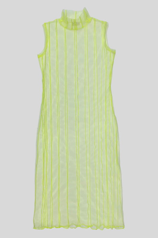 AMBRA FIORENZA - Tulle Dress- lime