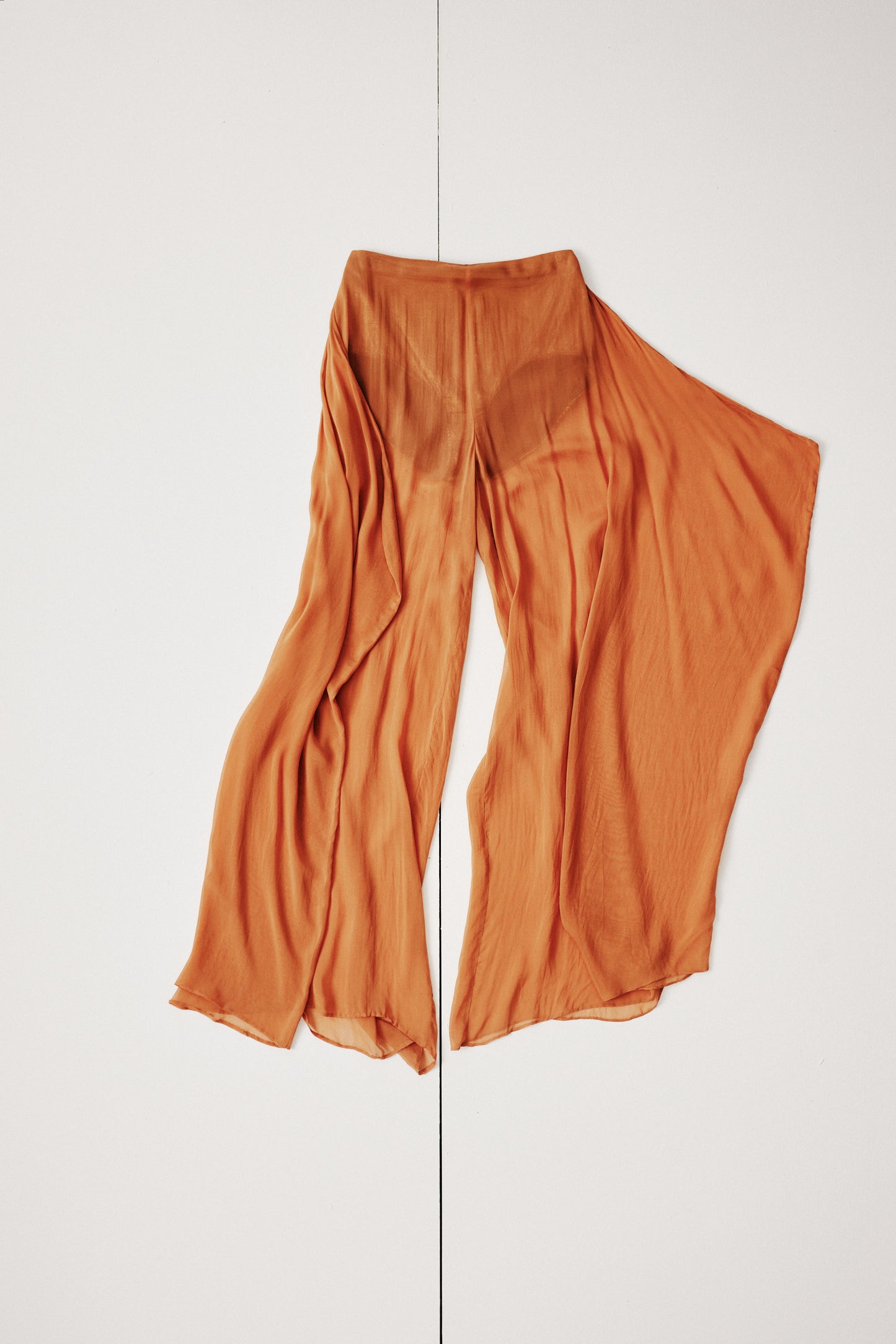 EIGENE – Extra Width Caramel Pants 1 of 1 Archive Piece