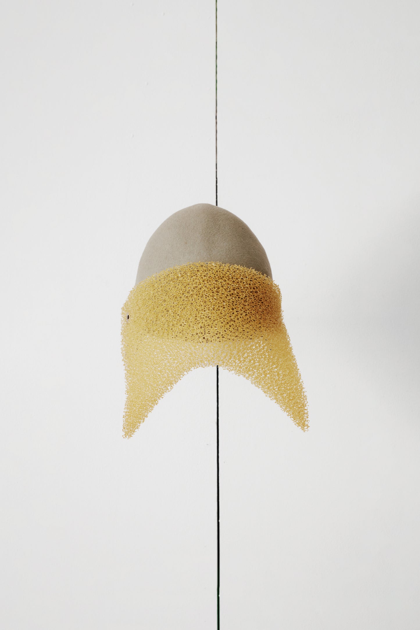 EIGENE – Light Green Constructed Wool Cap 1 of 1 Archive Piece