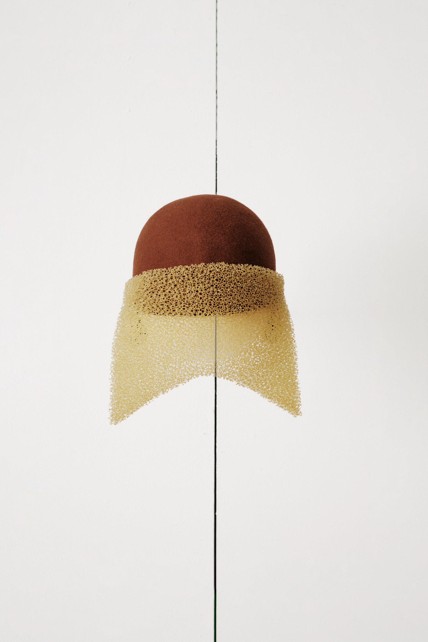 EIGENE – Caramel Constructed Wool Cap 1 of 1 Archive Piece