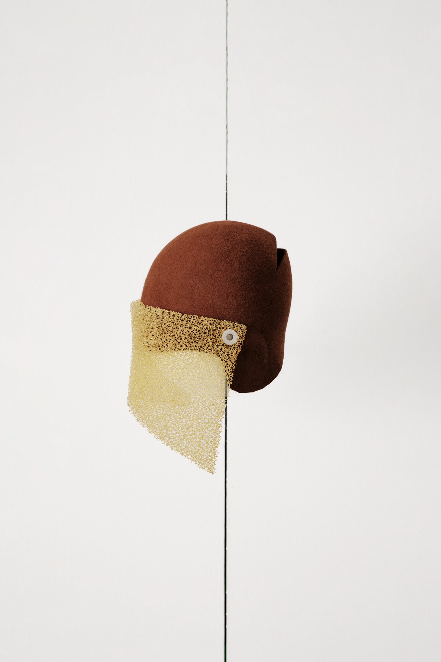 EIGENE – Caramel Constructed Wool Cap 1 of 1 Archive Piece