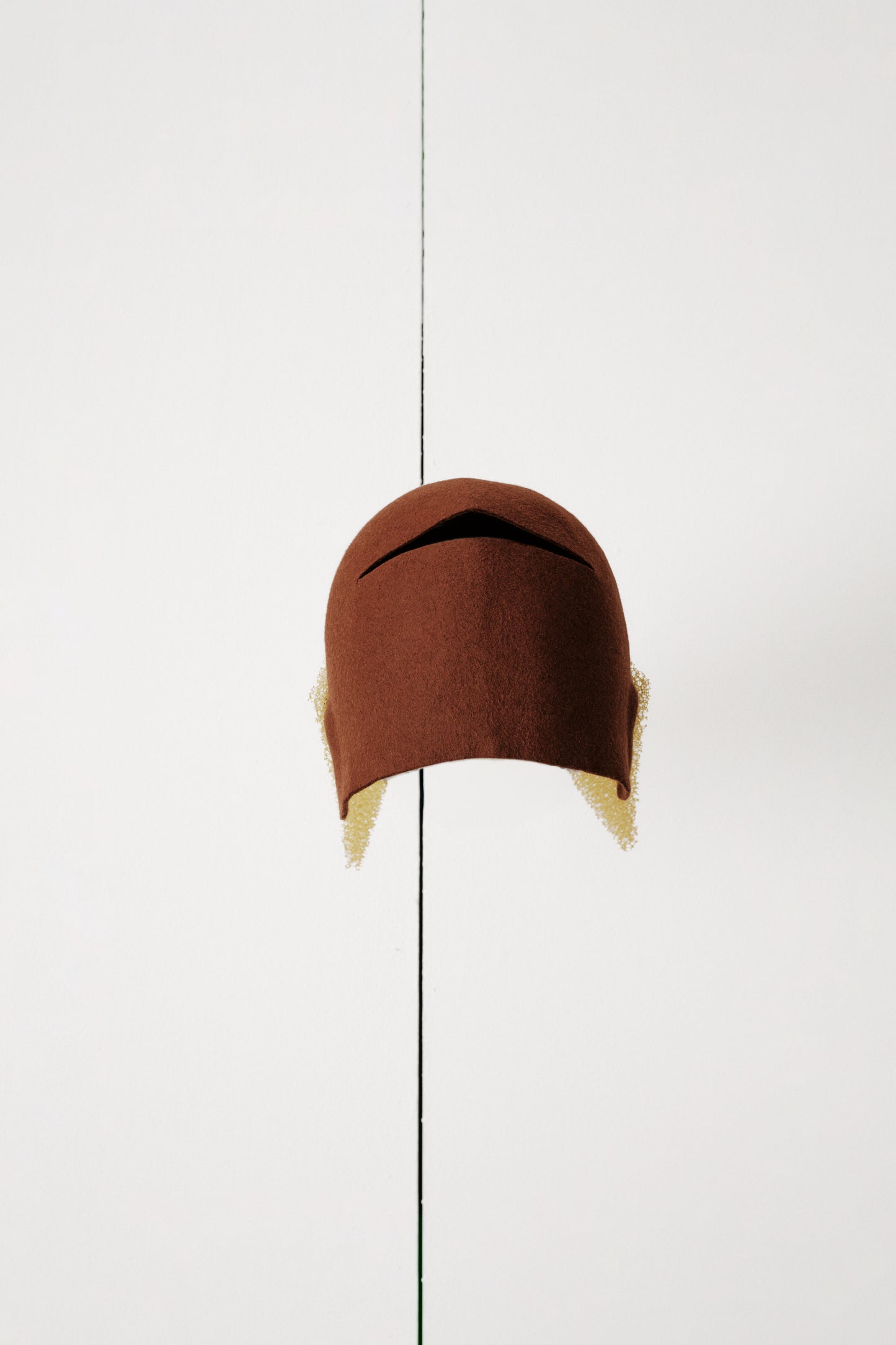 EIGENE – Caramel Constructed Wool Cap 1 of 1 Archive Piece