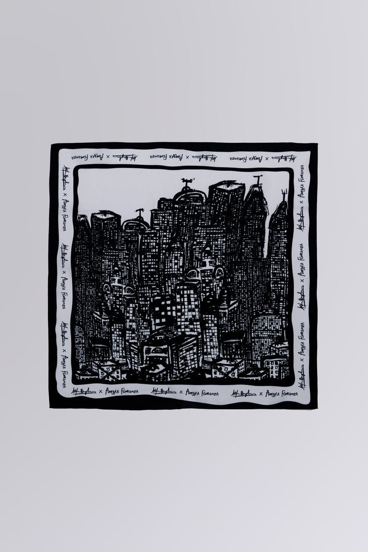 AMBRA FIORENZA - Cityscape - Silk Bandana