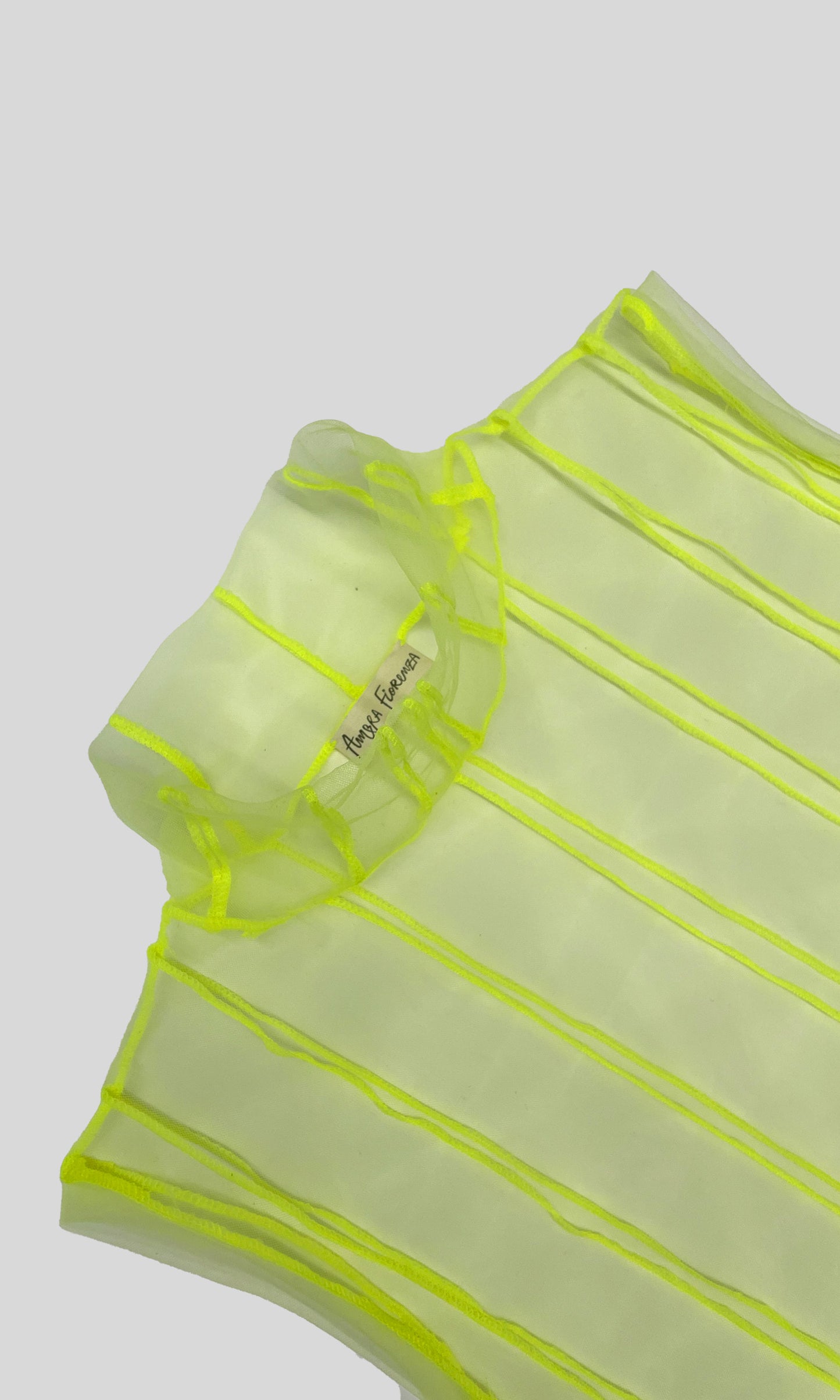 AMBRA FIORENZA - Tulle Dress- lime