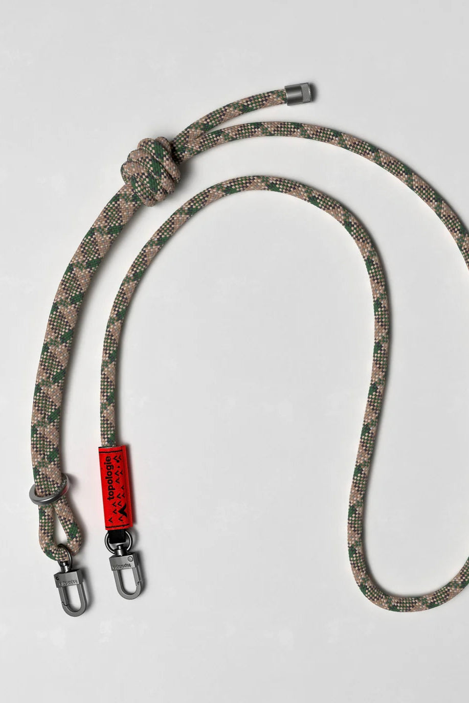 TOPOLOGIE - 8mm Rope Strap - brown camouflage