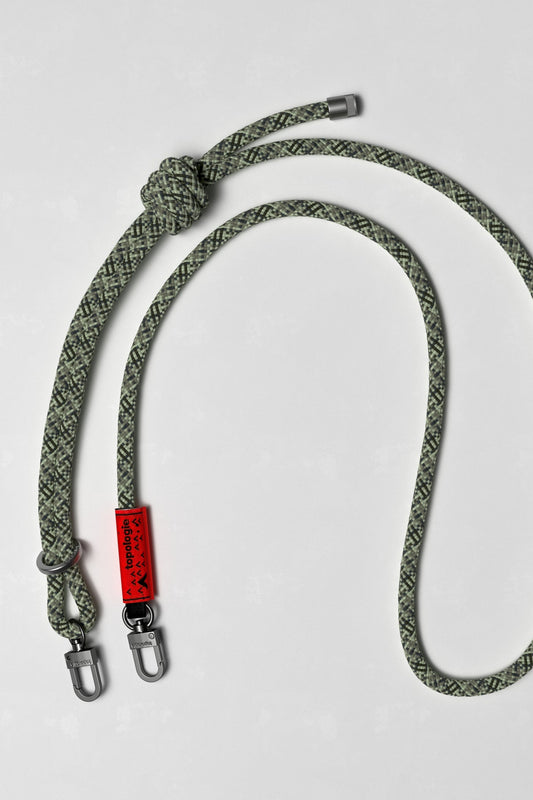 TOPOLOGIE - 8mm Rope Strap - olive camouflage