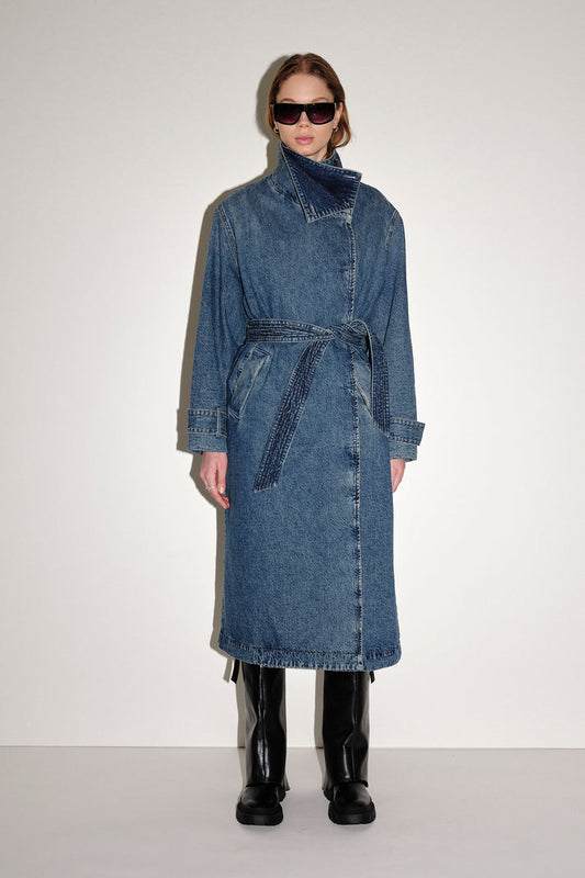 WON HUNDRED - Adrianna Denim Coat