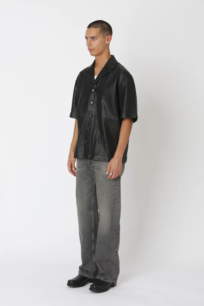 WON HUNDRED - Desmond Leather Shirt