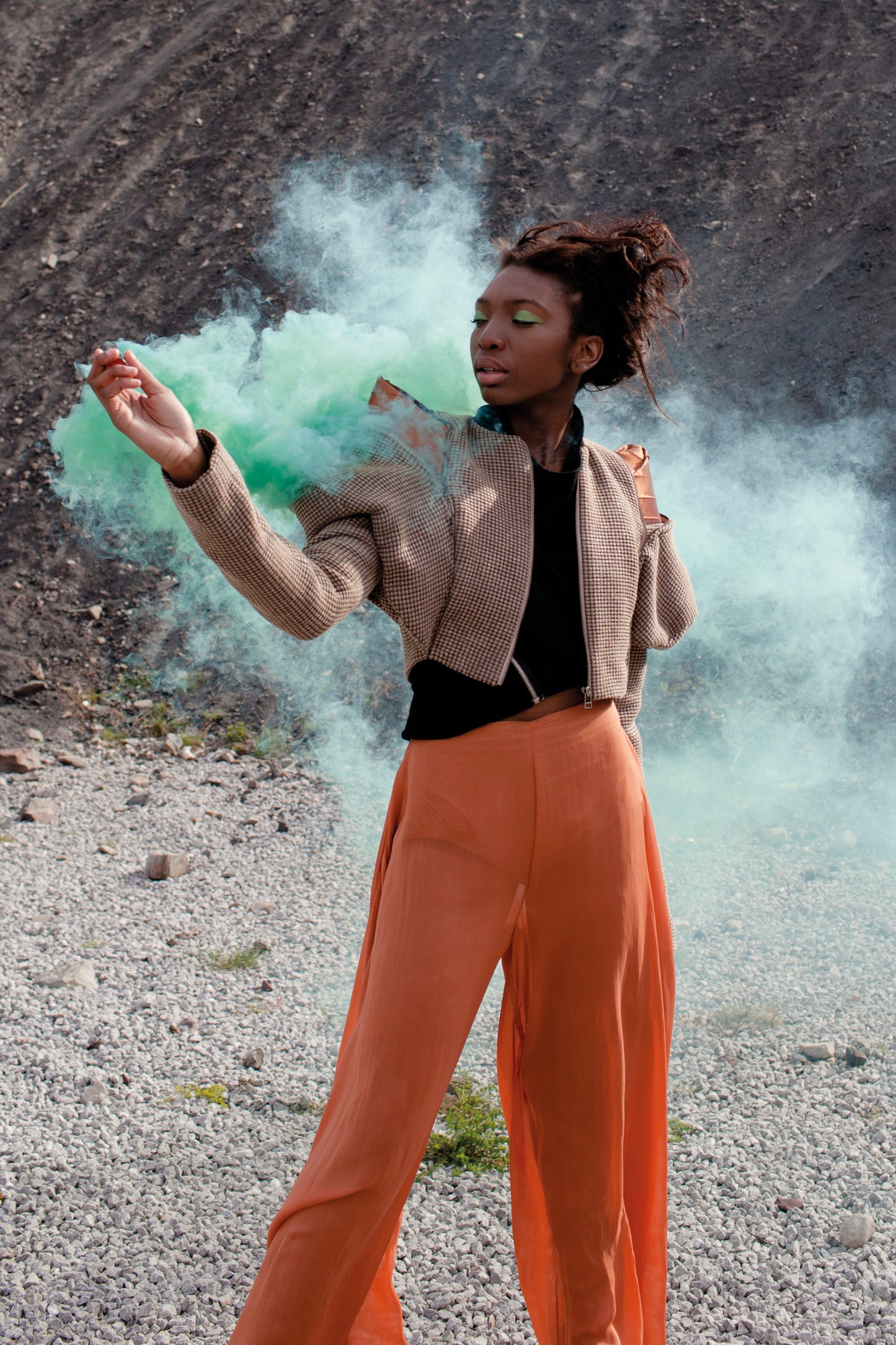 EIGENE – Extra Width Caramel Pants 1 of 1 Archive Piece