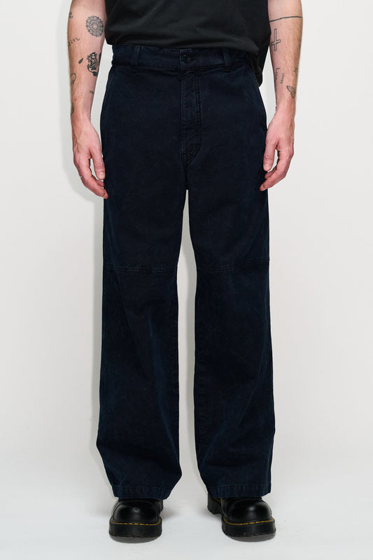 HOPE STHLM - Stamp Trousers Navy