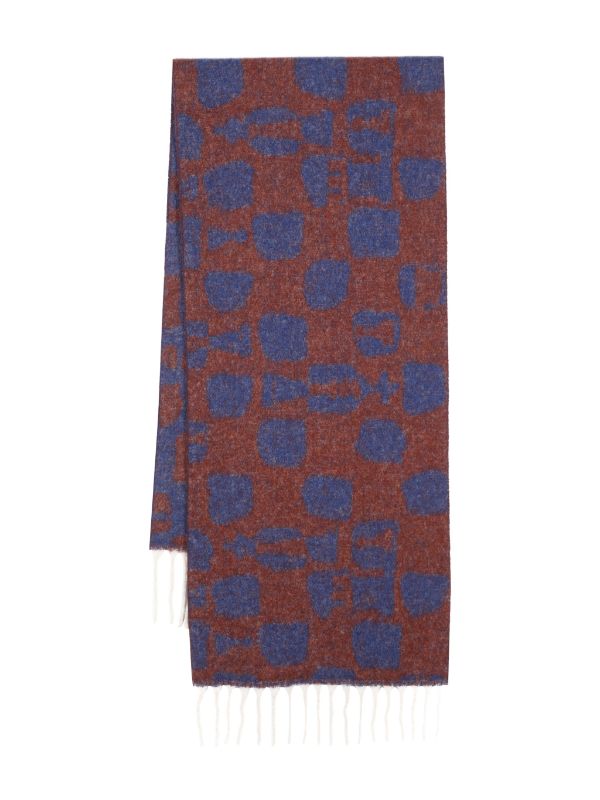 HENRIK VIBSKOV - Chess Wool Scarf