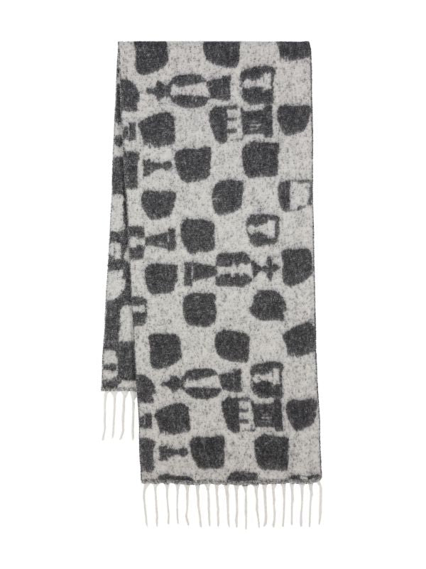 HENRIK VIBSKOV - Chess Wool Scarf