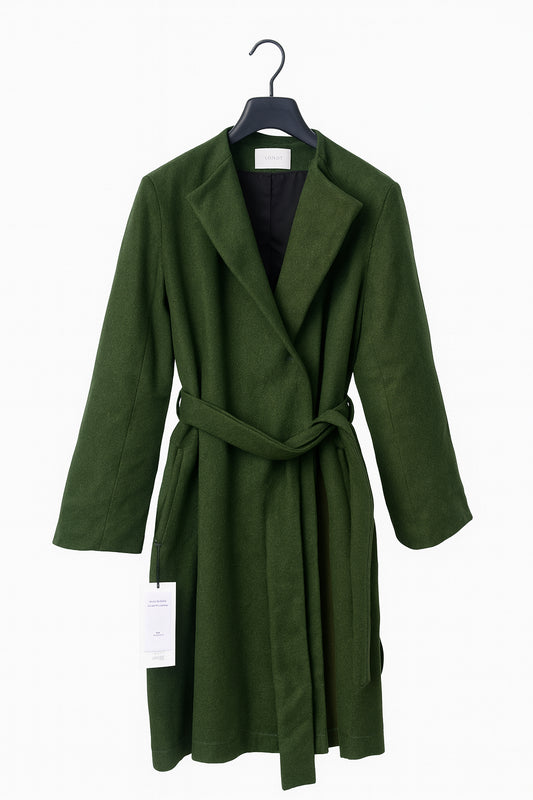 SEPIDEH AHADI - Wool Coat, blue and green
