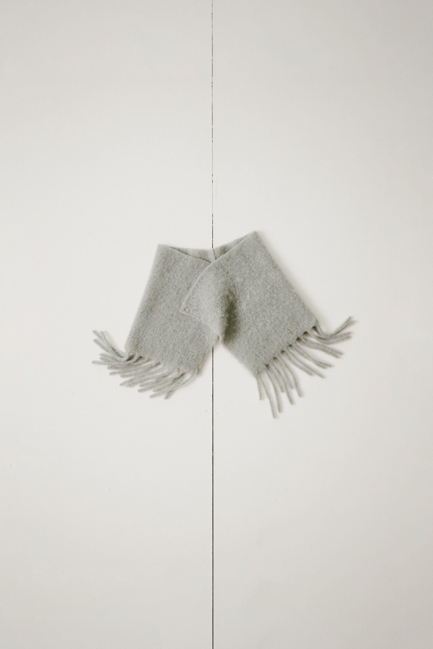EIGENE – Draped Collar Scarf Grey 1 of 1 Archive Piece