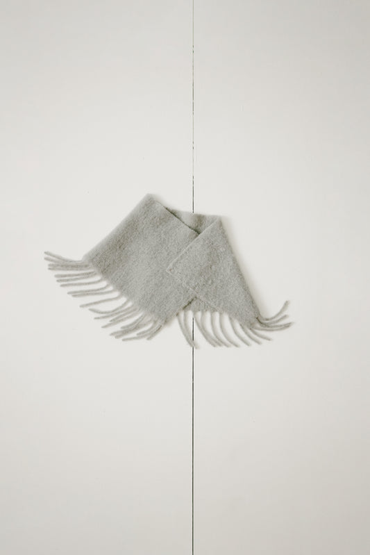 EIGENE – Draped Collar Scarf Grey 1 of 1 Archive Piece