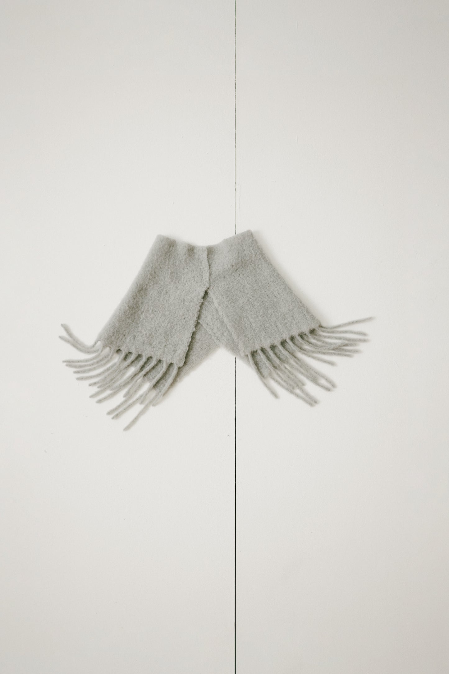EIGENE – Draped Collar Scarf Grey 1 of 1 Archive Piece