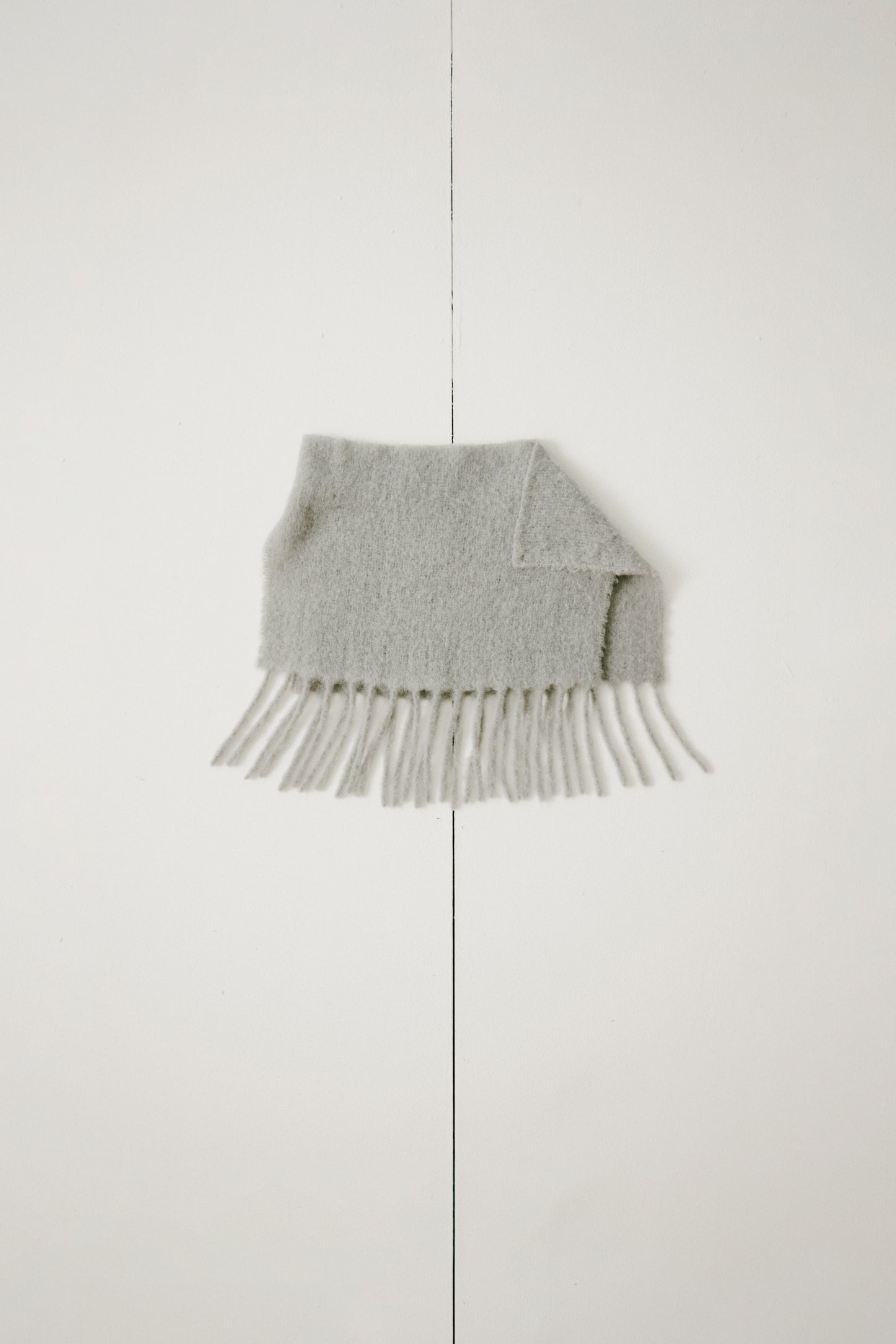 EIGENE – Draped Collar Scarf Grey 1 of 1 Archive Piece