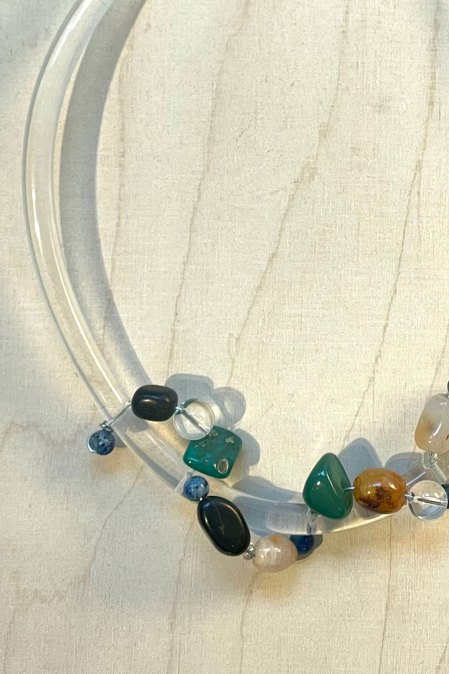ESTEMPORARY - LL15 Choker with stones