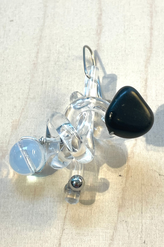 ESTEMPORARY - LL18 Earrings with stones