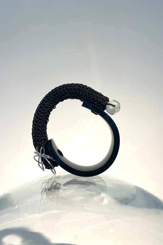 ESTEMPORARY + PRONINA - EE08 Serenity Bracelet, transparent black