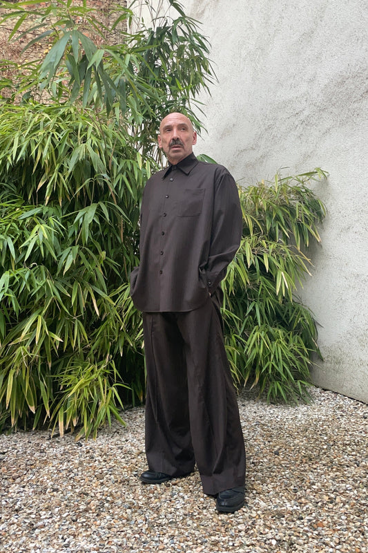 STUDIO SCHMITD - ECHO Trousers - brown stripes