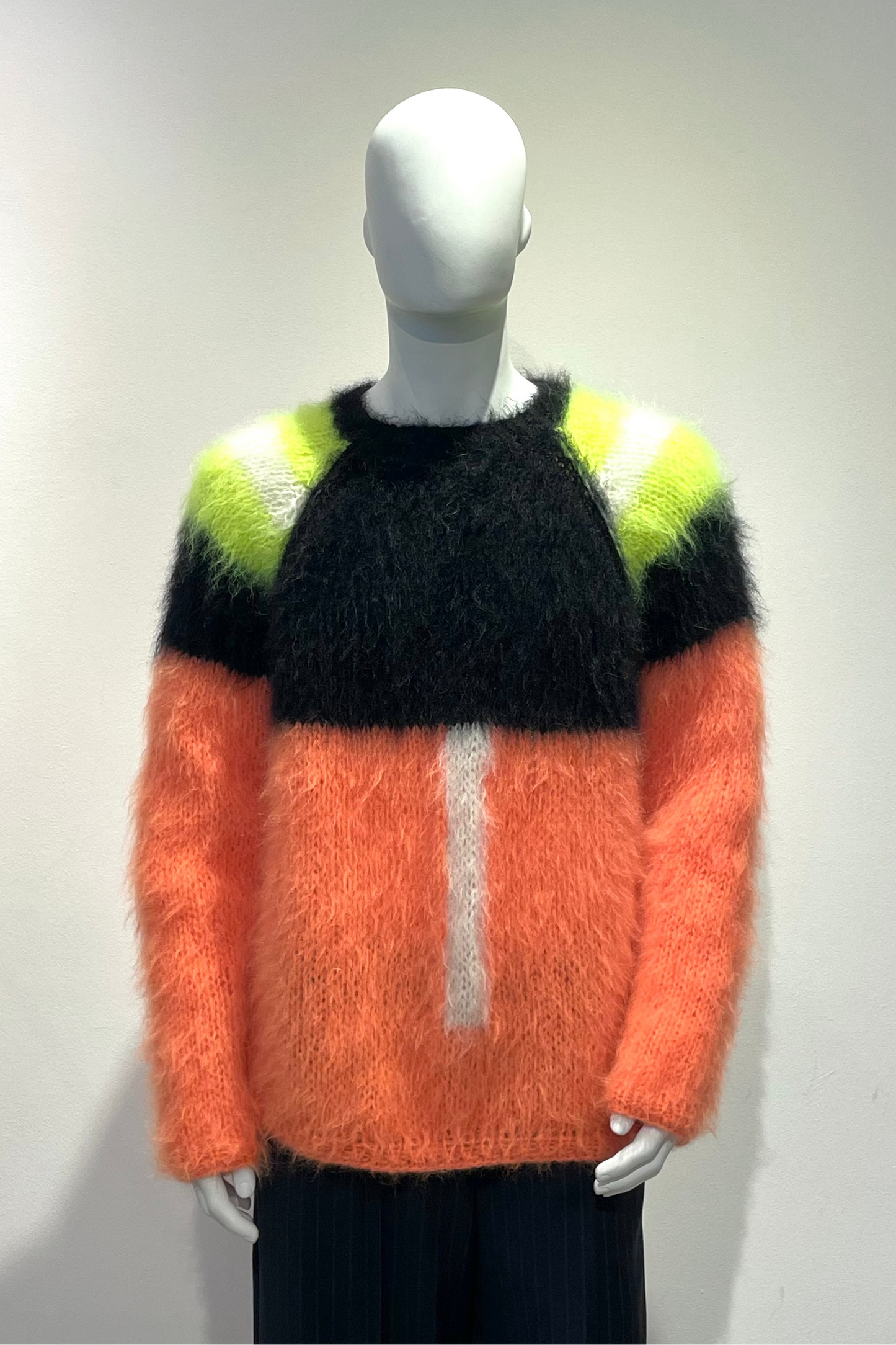 CLAUDIA SKODA - Cloud Sweater, orange/black