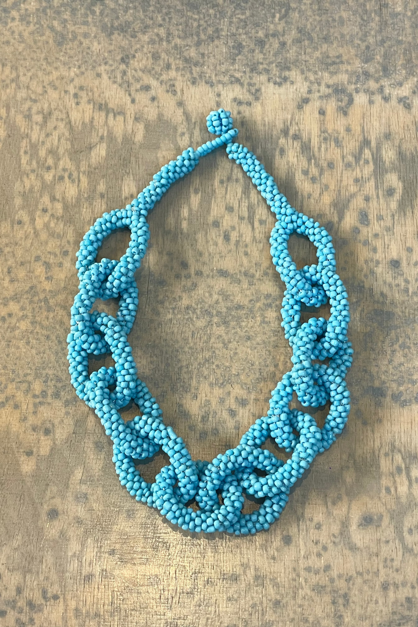AMIKE STUDIO - Chain Necklace, blue