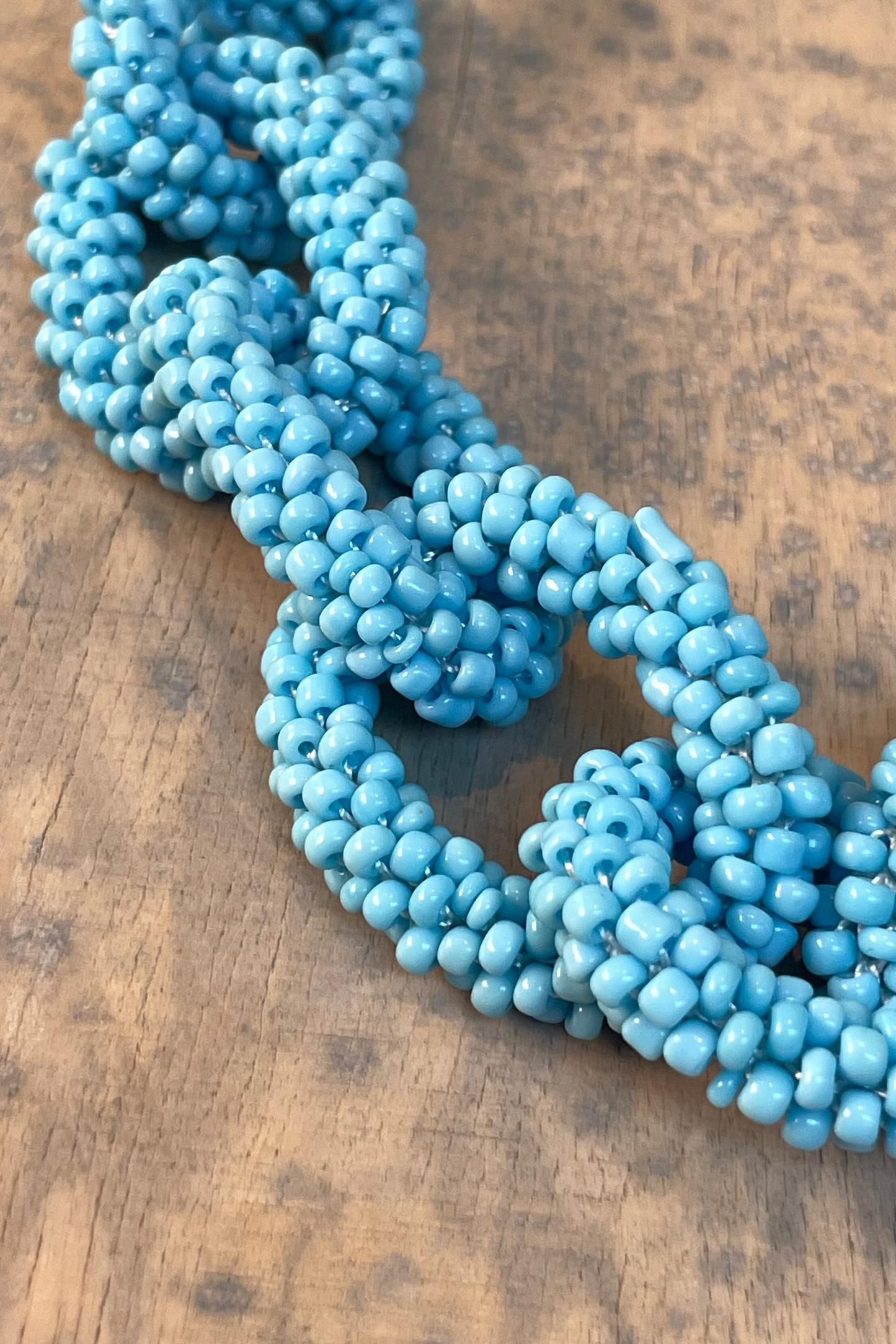 AMIKE STUDIO - Chain Necklace, blue